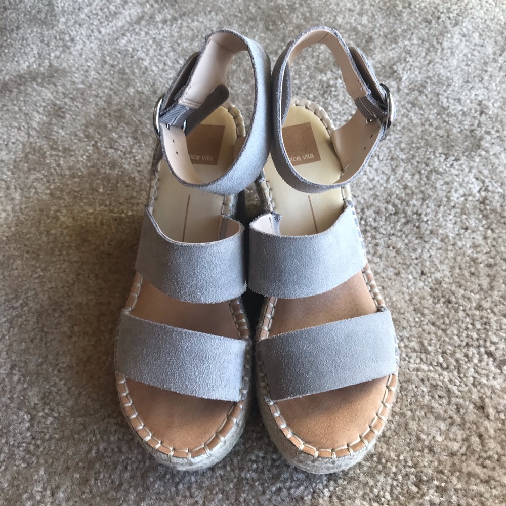 Dolce Vita Shae Wedge Espadrille Sandals size 7.5
